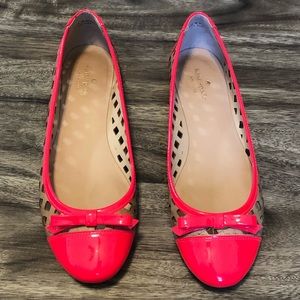 Kate Spade Hot Pink Flats Size 10